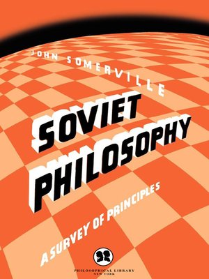 cover image of Soviet Philosophy